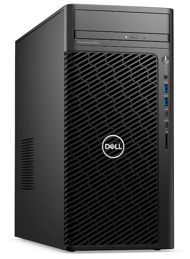 Precision T3660 Tower PC Intel Core i9-13900H Processor/16GB RAM/512GB SSD/4GB NVIDIA T1000 Graphics/Windows 11 Pro Black-1