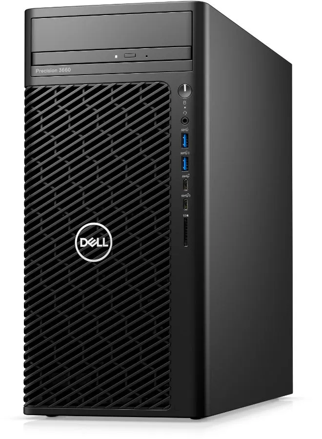 Precision T3660 Tower PC Intel Core i9-13900H Processor/16GB RAM/512GB SSD/4GB NVIDIA T1000 Graphics/Windows 11 Pro Black-2