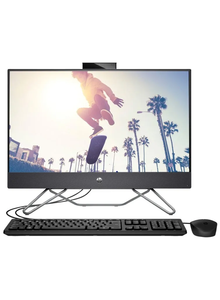 Pro 240 G9 AIO Desktop PC 23.8-Inch FHD IPS Display, Core i3 -1215U Processor/4GB RAM/256GB SSD/Intel UHD Graphics/Windows 11 Pro English/Arabic Grey-1