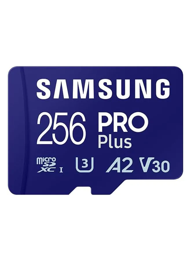 Pro Plus MicroSD Card + SD Adapter For Mobile Gaming On Smartphones, Tablets And Handheld Consoles, UHS-I U3, Full HD And 4K UHD, 180MB/s Read, 130MB/s Write, MB-MD256SA/EU 256 GB-1