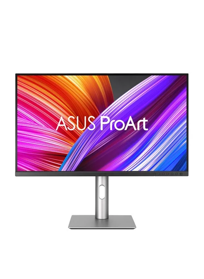 شاشة ProArt Display PA279CRV مقاس 27 بوصة بدقة 4K UHD Professional IPS، 5 مللي ثانية (GTG)، 99% DCI-P3 وAdobe RGB، VESA DisplayHDR 400 وMediaSync، مكبرات صوت 2Wx2، USB-C PD 96W، DP 1.4 / HDMI، رمادي | 90LM08E0-B01K70-1