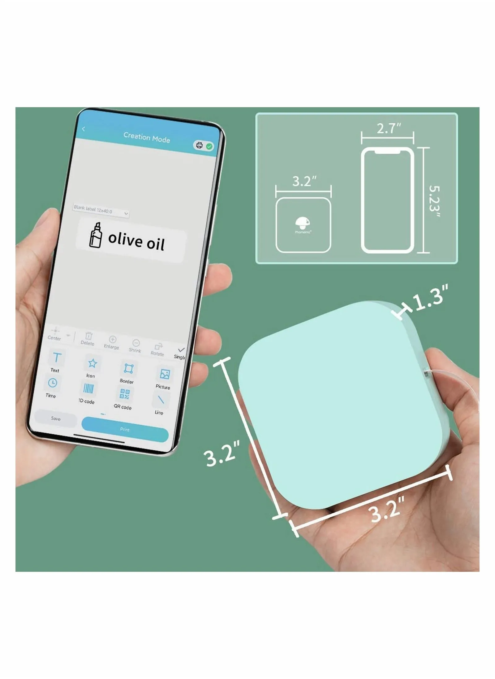 Q30 Bluetooth Label Maker Portable Custom Wireless Handheld Machine Mini Thermal for Retail Address Home fit iOS Android-2