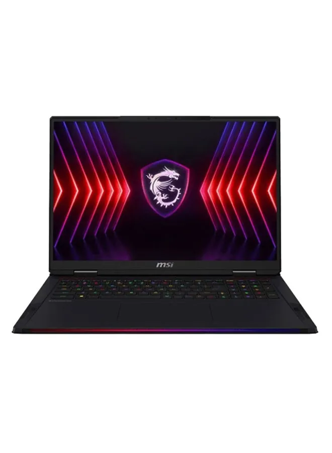 Raider 18 HX A14VIG Gaming Laptop With 18-Inch Display, Core i9-14900HX Processor/32GB RAM/2TB SSD/16GB NVIDIA GeForce RTX 4090 Graphics Card/Windows 11 Home English/Arabic Black-1