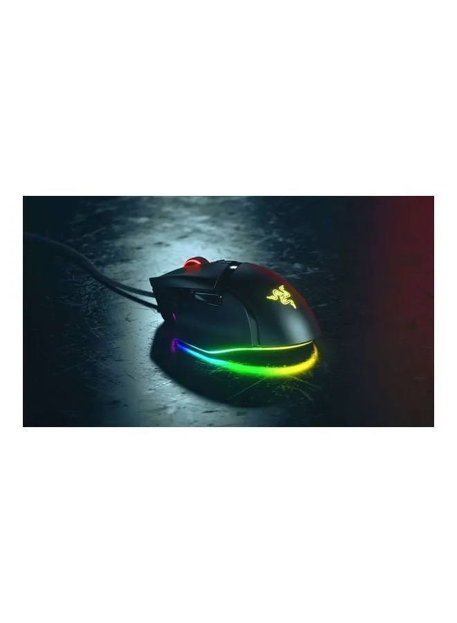 ماوس ألعاب Razer Basilisk V3 مريح قابل للتخصيص: أسرع مفتاح ماوس - إضاءة Chroma RGB، مستشعر بصري 26K DPI، 11 زر قابل للبرمجة، عجلة إمالة HyperScroll، أسود كلاسيكي-2