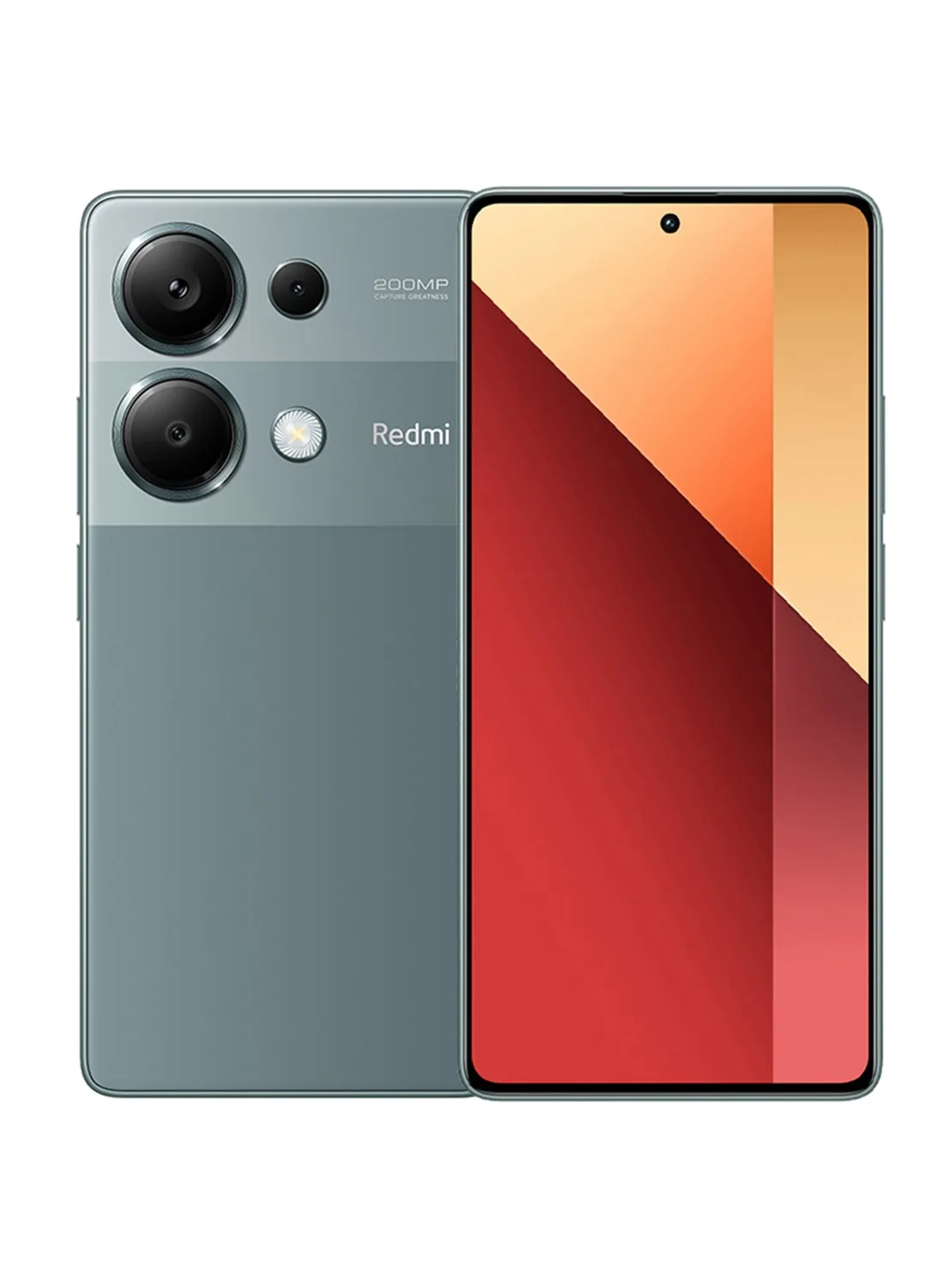 هاتف Redmi Note 13 Pro ثنائي الشريحة بلون أخضر غابي وذاكرة وصول عشوائي (RAM) سعة 8 جيجابايت ومساحة تخزين داخلية 256 جيجابايت - إصدار عالمي-1