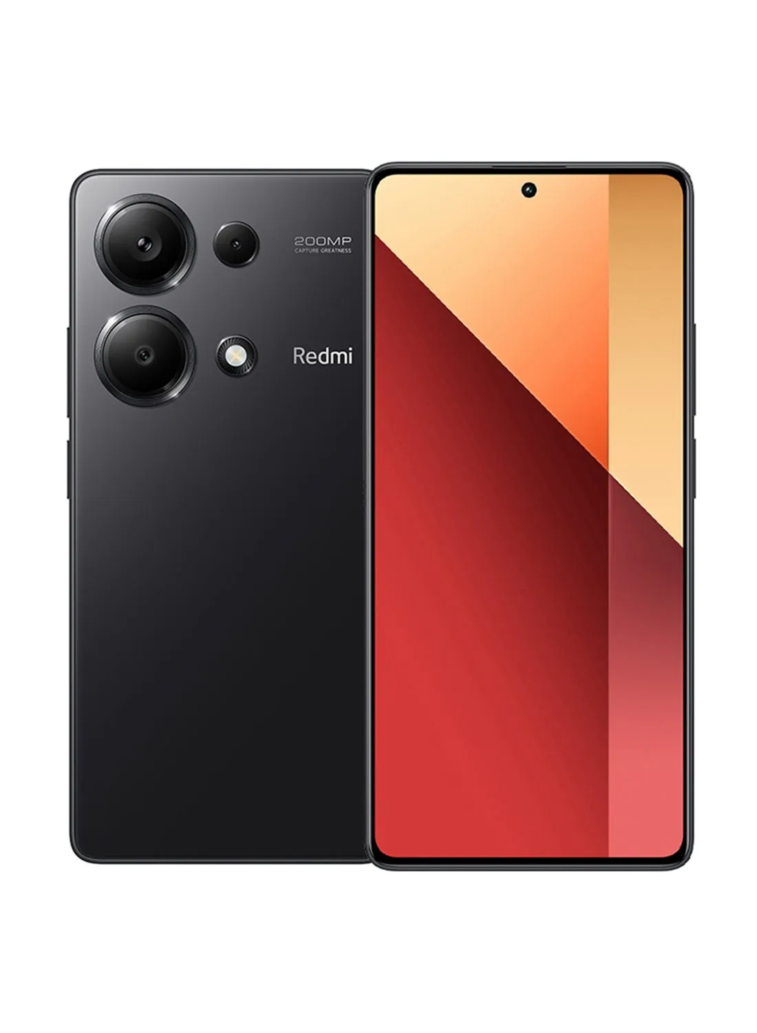 هاتف Redmi Note 13 Pro ثنائي الشريحة باللون الأسود الداكن وذاكرة الوصول العشوائي (RAM) سعة 8 جيجابايت وسعة 256 جيجابايت - الإصدار العالمي-1