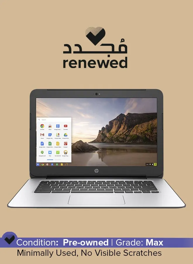 تم تجديده - كمبيوتر محمول Chromebook G4 (2015) بشاشة مقاس 14 بوصة ومعالج Intel Celeron/الجيل الثاني/ذاكرة وصول عشوائي سعة 4 جيجابايت/محرك أقراص SSD سعة 16 جيجابايت/بطاقة رسومات Intel HD سعة 256 ميجابايت باللغة الإنجليزية أسود-1