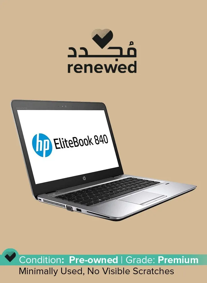 تم تجديده - كمبيوتر محمول EliteBook 840 G4 (2017) بشاشة مقاس 14 بوصة، ومعالج Intel Core i5/الجيل السابع/ذاكرة وصول عشوائي سعة 16 جيجابايت/محرك أقراص SSD سعة 512 جيجابايت/بطاقة رسومات مدمجة-1