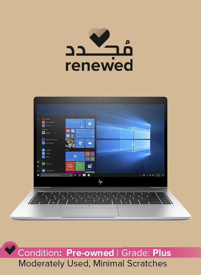 مُجدد - لابتوب إيليت بوك 840‏ G5‏ إصدار (2019) بشاشة 14 بوصة ومعالج إنتل كور i5/ الجيل الثامن/ ذاكرة رام سعة 8 جيجابايت/ محرك أقراص SSD سعة 256 جيجابايت/ بطاقة رسومات مدمجة فضي-1