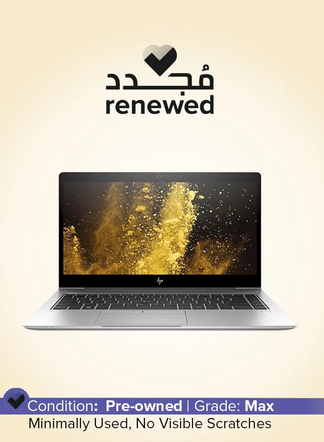 Renewed - EliteBook 840 G5 Laptop With 14 Inch HD Display,Core i5-8265U Processor/8th Gen/8GB DDR4 RAM/512GB SSD/Windows 10 English/Arabic Silver-1