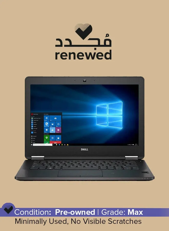 تم تجديده - كمبيوتر محمول Latitude 5270 (2016) بشاشة مقاس 12.5 بوصة ومعالج Intel Core i5/الجيل السادس/ذاكرة وصول عشوائي سعة 8 جيجابايت/محرك أقراص SSD سعة 256 جيجابايت/بطاقة رسومات Intel HD أسود إنجليزي أسود إنجليزي أسود-1