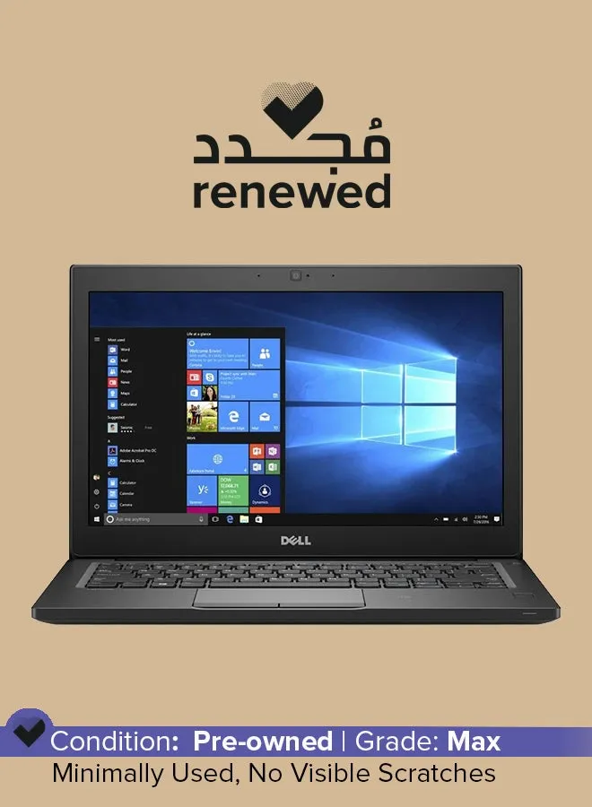 تم تجديده - كمبيوتر محمول Latitude 7280 Business بشاشة 12.5 بوصة، معالج Intel Core i5/ الجيل السادس/ ذاكرة وصول عشوائي DDR4 سعة 8 جيجابايت/ قرص SSD سعة 256 جيجابايت/ بطاقة رسومات Intel HD 520/ نظام التشغيل Windows 10 Pro-1