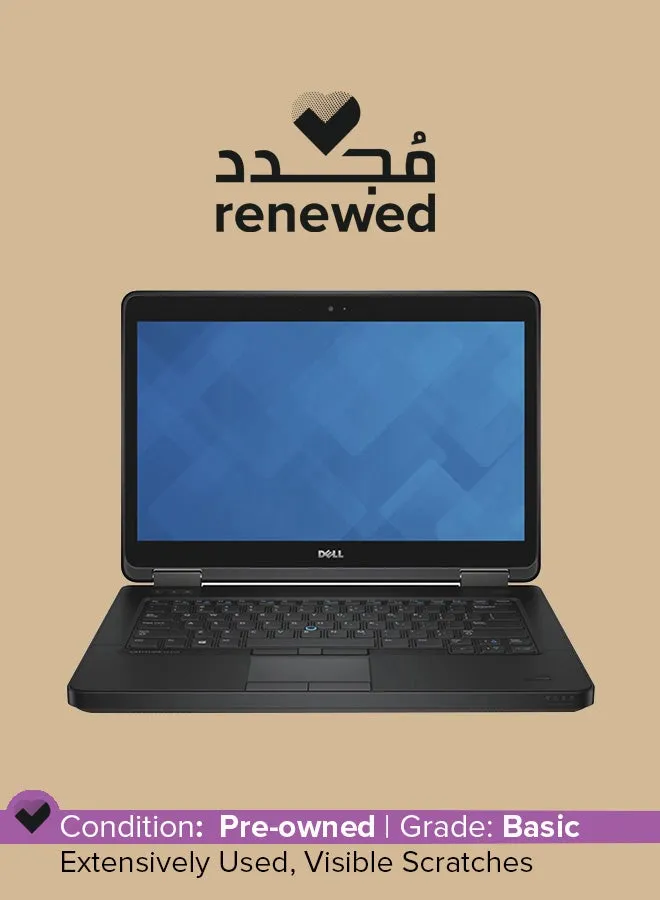 تم تجديده - كمبيوتر محمول Latitude E5440 بشاشة مقاس 14 بوصة، ومعالج Intel Core i5/الجيل الرابع/ذاكرة وصول عشوائي سعة 8 جيجابايت/محرك أقراص SSD سعة 512 جيجابايت/معالج Intel HD Grpahics باللغة الإنجليزية أسود-1