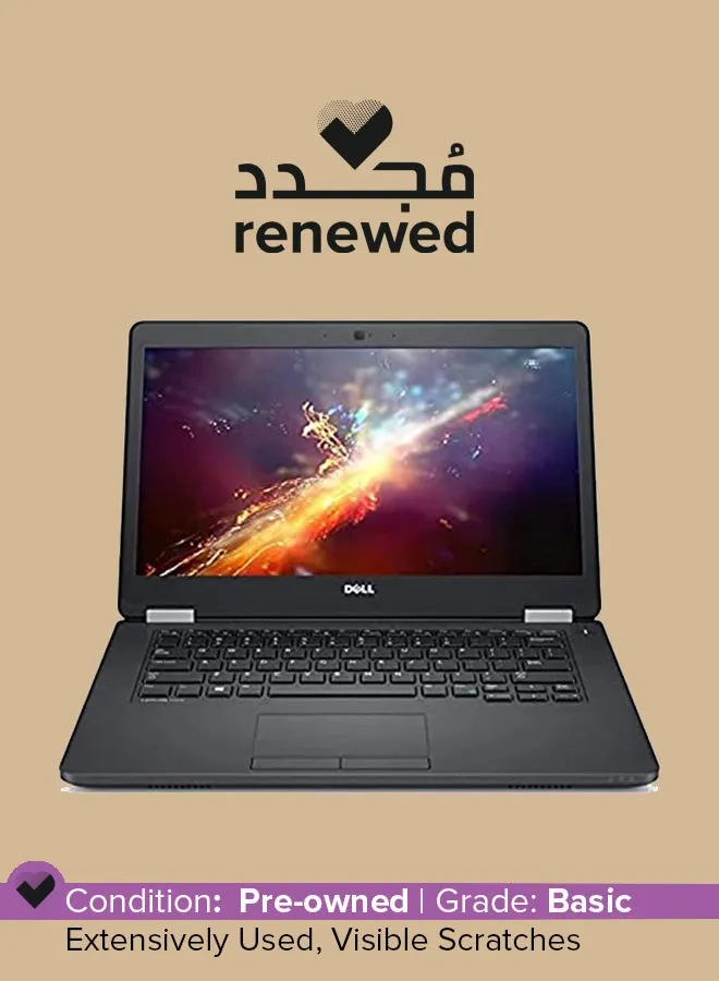 تم تجديده - كمبيوتر محمول Latitude E7470 (2016) بشاشة مقاس 14 بوصة ومعالج Intel Core i5/الجيل السادس/ذاكرة وصول عشوائي سعة 8 جيجابايت/محرك أقراص SSD سعة 256 جيجابايت/بطاقة رسومات مدمجة باللغة الإنجليزية أسود-1