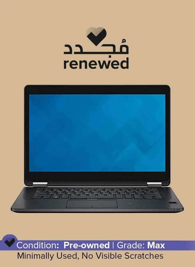 لابتوب لاتيتيود E7470 مجدد بشاشة مقاس 14.1 بوصة، معالج إنتل كور i5 الجيل السادس/ ذاكرة رام سعة 8 جيجابايت/ محرك أقراص اس اس دي سعة 256 جيجابايت/ بطاقة رسومات إنتل بدقة فائقة الوضوح سعة 520 ميجابايت/ نظام تشغيل ويندوز 10 برو أسود-1