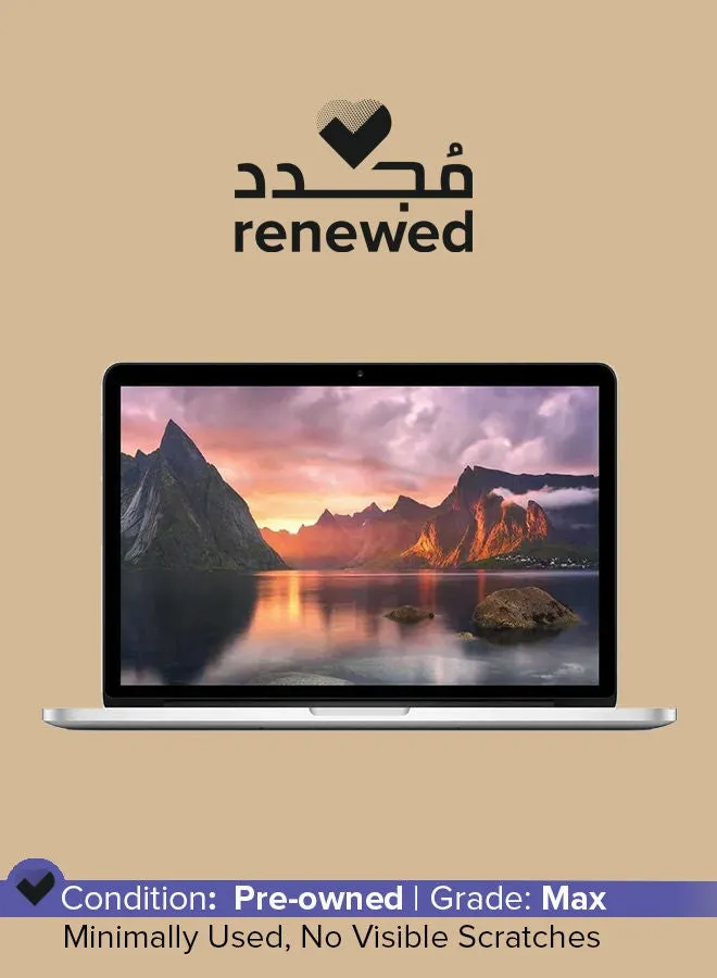 تم تجديده - كمبيوتر محمول Macbook Pro A1502 (2015) بشاشة مقاس 13.3 بوصة، ومعالج Intel Core i5/الجيل السادس/ذاكرة وصول عشوائي سعة 8 جيجابايت/محرك أقراص SSD سعة 256 جيجابايت/بطاقة رسومات مدمجة سعة 1.5 جيجابايت باللغة الإنجليزية فضي-1