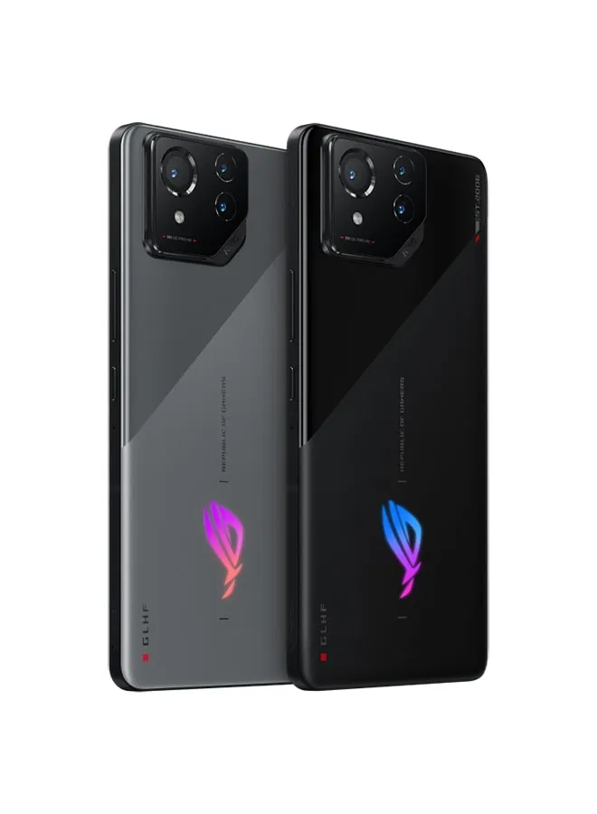 تم تجديده - ROG Phone 8 ثنائي الشريحة باللون الرمادي وذاكرة الوصول العشوائي (RAM) سعة 16 جيجابايت وسعة التخزين 256 جيجابايت ويدعم تقنية 5G - الإصدار العالمي-2