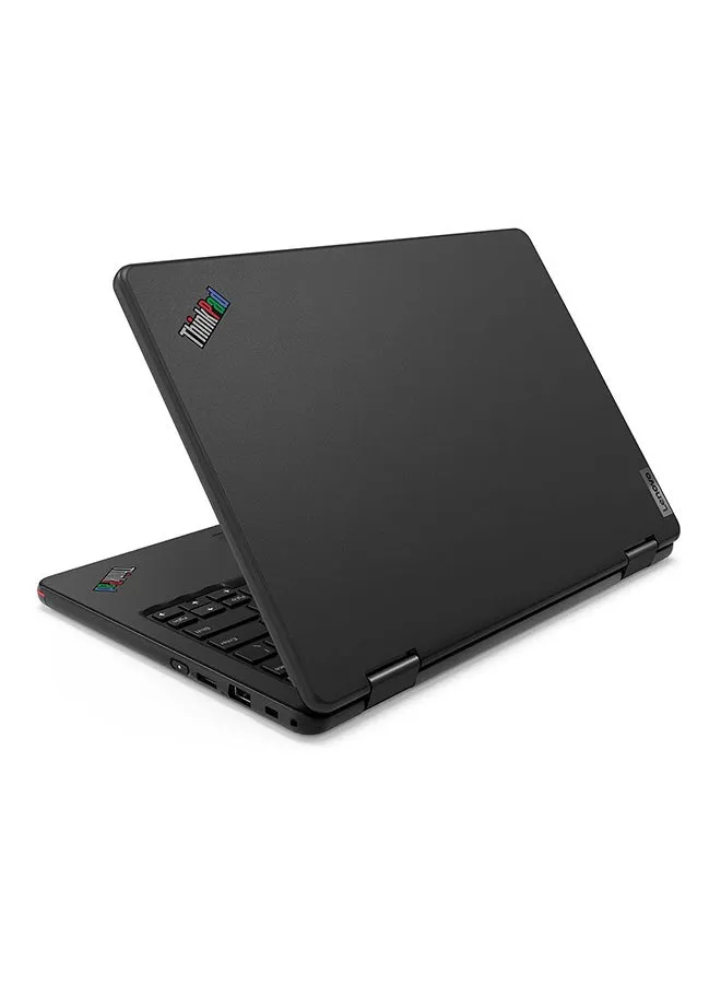 تم تجديده - كمبيوتر محمول Thinkpad 11e Yoga مزود بشاشة لمس عالية الدقة مقاس 11.6 بوصة، ومعالج Intel Core M3/الجيل الثامن/ذاكرة وصول عشوائي DDR3 سعة 8 جيجابايت/محرك أقراص SSD سعة 256 جيجابايت/نظام التشغيل Windows 10 Pro إنجليزي أسود-2