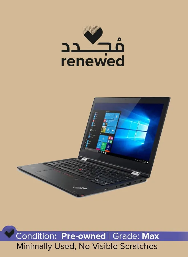 تم تجديده - كمبيوتر محمول للأعمال Thinkpad L380 بشاشة HD مقاس 13.3 بوصة، ومعالج Intel Core i3 الجيل الثامن/ذاكرة وصول عشوائي DDR4 سعة 8 جيجابايت/محرك أقراص SSD سعة 256 جيجابايت/نظام التشغيل Windows 10 Pro إنجليزي أسود-1