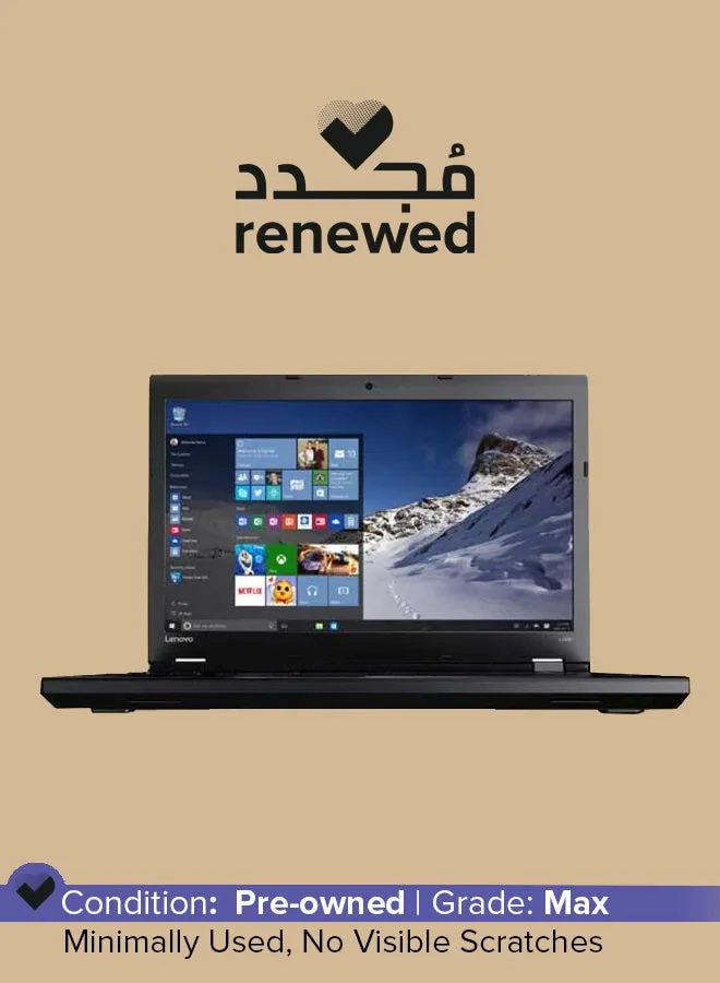 تم تجديده - كمبيوتر محمول ThinkPad L470 (2017) بشاشة مقاس 14 بوصة ومعالج Intel Core i5/الجيل السادس/ذاكرة وصول عشوائي سعة 8 جيجابايت/محرك أقراص SSD سعة 512 جيجابايت/بطاقة رسومات Intel HD 520 إنجليزي أسود-1