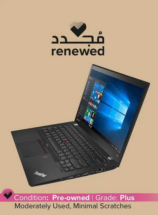 متجدد - كمبيوتر محمول ثينك باد T460s (2016) بشاشة مقاس 14 بوصة ومعالج إنتل كور i5/الجيل السادس/ذاكرة وصول عشوائي سعة 12 جيجابايت/محرك أقراص SSD سعة 256 جيجابايت/بطاقة رسومات إنتل عالية الدقة 520 إنجليزي/عربي أسود-1