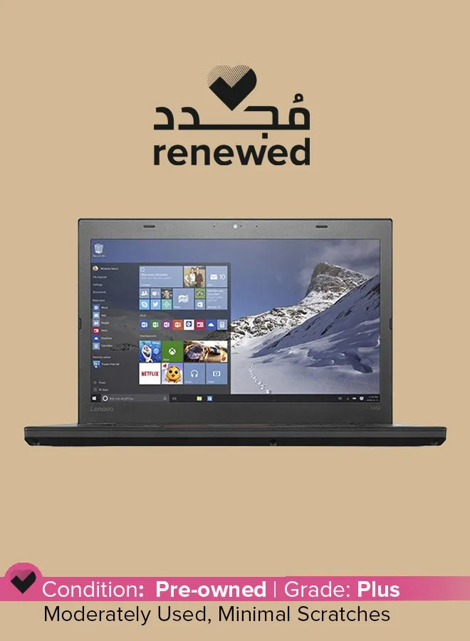 متجدد - كمبيوتر محمول ثينك باد T460S (2016) بشاشة مقاس 14 بوصة، ومعالج إنتل كور i5/الجيل السادس/ذاكرة وصول عشوائي سعة 8 جيجابايت/محرك أقراص SSD سعة 256 جيجابايت/بطاقة رسومات مدمجة إنتل HD 520 باللغة الإنجليزية/العربية أسود-1