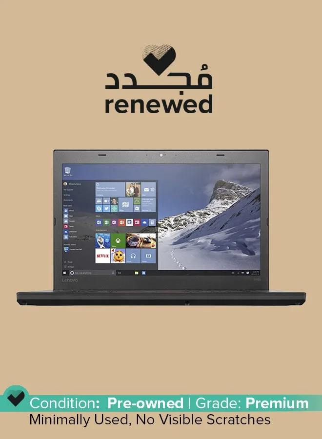 مُجدد - لابتوب ثينك باد T460S (2016) بشاشة عرض مقاس 14 بوصة ومعالج إنتل كور i5/ الجيل السادس/ ذاكرة رام بسعة 8 جيجابايت/ محرك أقراص SSD بسعة 256 جيجابايت/ بطاقة رسومات إنتل 520 مدمجة بدقةٍ عالية الوضوح أسود-1