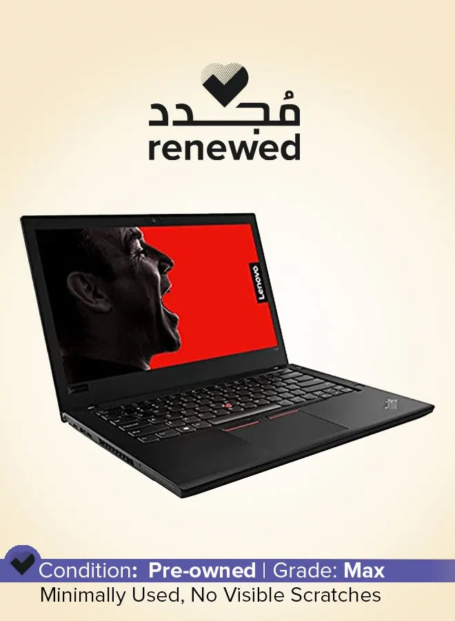 تم تجديده - كمبيوتر محمول ThinkPad T480 مزود بشاشة عرض عالية الدقة مقاس 14 بوصة، ومعالج Core i5/الجيل السابع/ذاكرة وصول عشوائي سعتها 8 جيجابايت/محرك أقراص SSD سعة 256 جيجابايت/بطاقة رسومات Intel HD-1