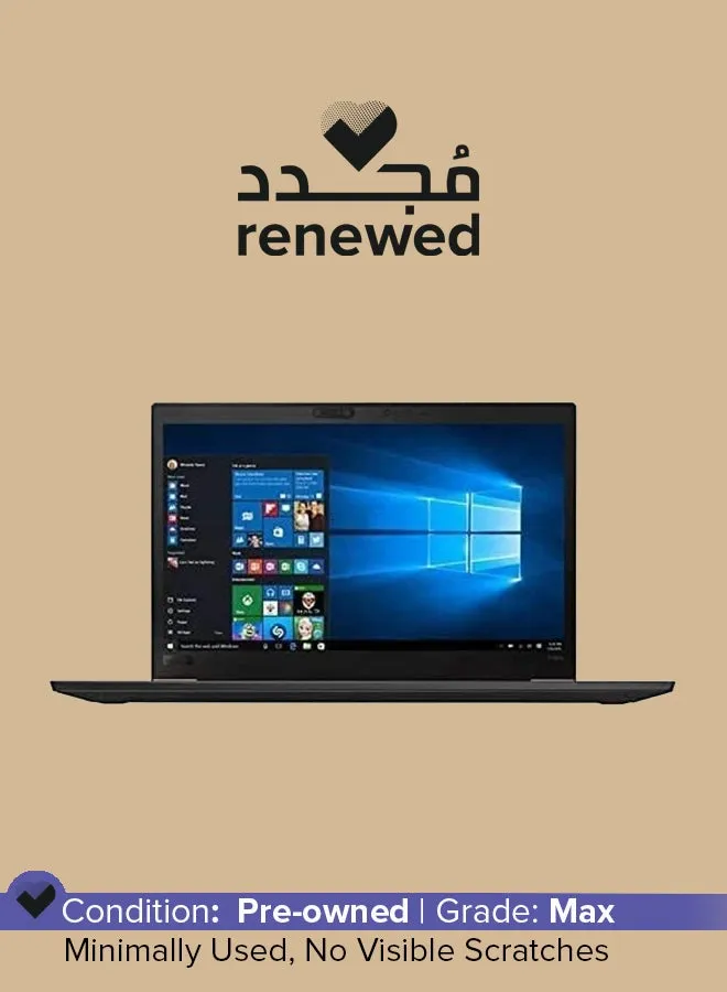 تم تجديده - كمبيوتر محمول Thinkpad T480S (2018) بشاشة مقاس 14 بوصة، ومعالج Intel Core i5/الجيل الثامن/ذاكرة وصول عشوائي سعتها 8 جيجابايت/محرك أقراص SSD سعة 256 جيجابايت/بطاقة رسومات مدمجة إنجليزي أسود إنجليزي أسود-1