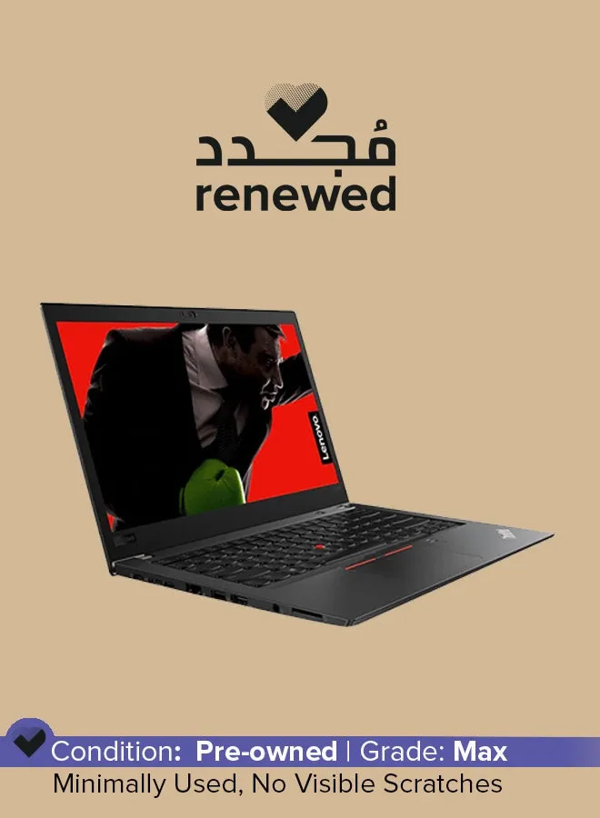 تم تجديده - كمبيوتر محمول Thinkpad T480s (2020) بشاشة مقاس 14 بوصة ومعالج Intel Core i7/الجيل الثامن وذاكرة وصول عشوائي سعة 8 جيجابايت ومحرك أقراص SSD سعة 256 جيجابايت وبطاقة رسومات Intel HD باللغة الإنجليزية أسود-1