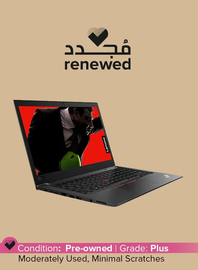 تم تجديده - كمبيوتر محمول Thinkpad T480s (2020) بشاشة مقاس 14 بوصة ومعالج Intel Core i7/الجيل الثامن وذاكرة وصول عشوائي سعة 8 جيجابايت ومحرك أقراص SSD سعة 256 جيجابايت ورسومات Intel HD مع لوحة مفاتيح باللغة الإنجليزية والإنجليزية أسود-1