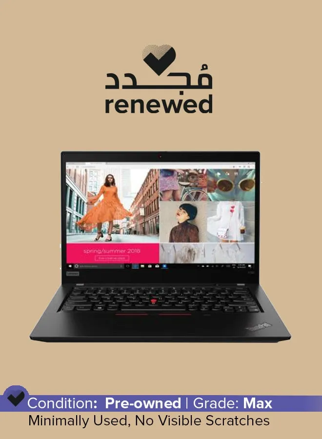 تم تجديده - كمبيوتر محمول ThinkPad X390 بشاشة مقاس 13.3 بوصة ومعالج Intel Core i5 الجيل الثامن وذاكرة وصول عشوائي سعة 16 جيجابايت ومحرك أقراص SSD سعة 512 جيجابايت ونظام تشغيل Windows 10 Professional إنجليزي أسود-1