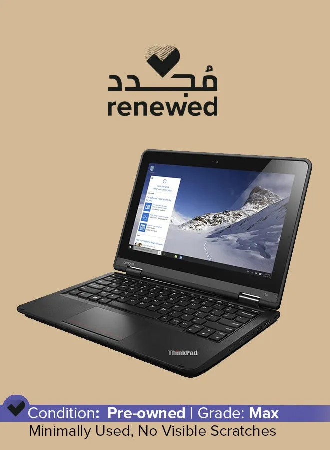 تم تجديده - Yoga 11e (2013) Touch Chrome Book بشاشة مقاس 11.6 بوصة ومعالج Intel Celeron/الجيل الثالث/ذاكرة وصول عشوائي 4 جيجابايت/محرك أقراص SSD سعة 16 جيجابايت/رسومات مدمجة-1