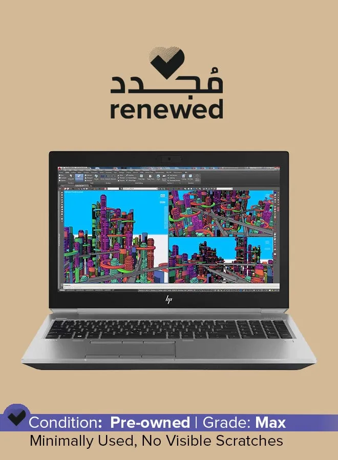 تم تجديده - كمبيوتر محمول Zbook 15 G5 (2019) بشاشة مقاس 15.6 بوصة ومعالج Intel Core i7/الجيل الثامن/ذاكرة وصول عشوائي 16 جيجابايت/محرك أقراص SSD سعة 1 تيرابايت/بطاقة رسومات Nvidia GeForce GTX Series سعة 4 جيجابايت - فضي-1