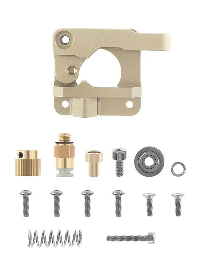 Replacement Drive Feed Extruder For 3D Printer Set Gold/Silver-1