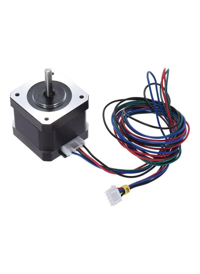 Replacement Stepper Stepping Motor With Cable For 3D Printer Silver/Black/White-1