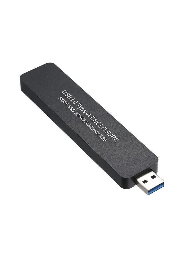 فلاش درايف NGFF SSD قابل للسحب بمنفذ USB3.0 Type-A أسود-1