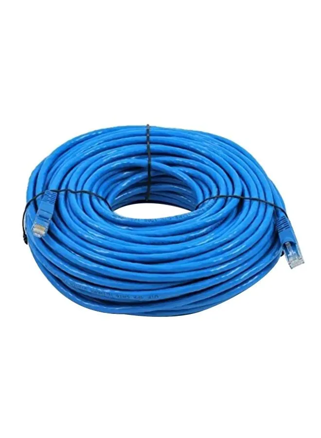 كابل وسلك Cat6 لراوتر الشبكة المحلية إيثرنت مزود بوصلة RJ 45 أزرق-1