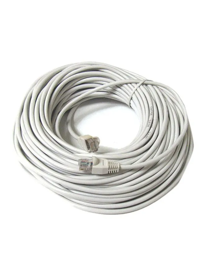 كابل شبكة محلية إيثرنت RJ45 CAT6 رمادي-1