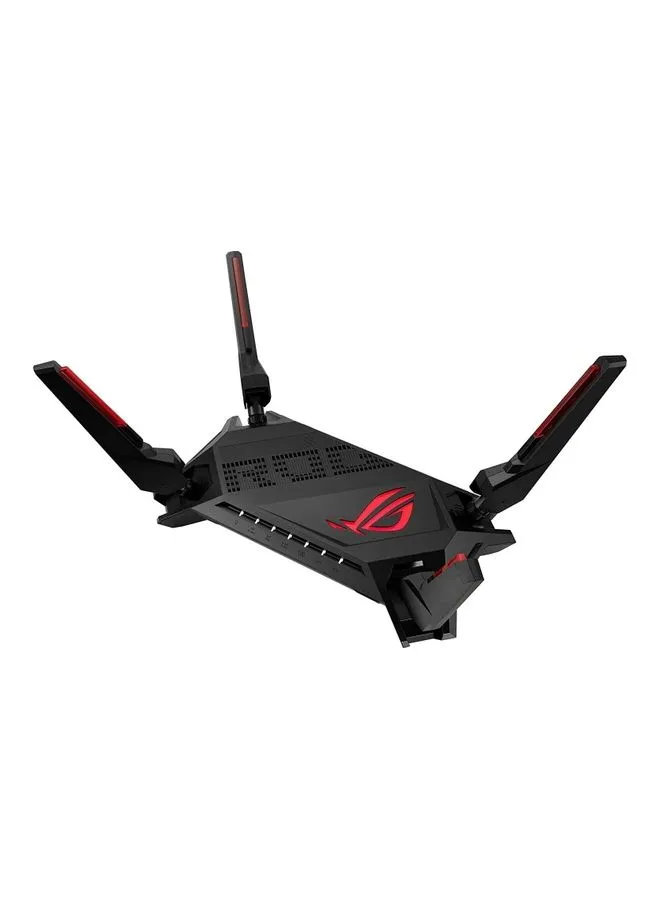 راوتر الألعاب ROG Rapture WiFi 6 AX (GT-AX6000) - منافذ WAN/LAN مزدوجة النطاق 2.5 جيجا هرتز، وحدة معالجة مركزية رباعية النواة بسرعة 2.0 جيجا هرتز، تسريع الألعاب ثلاثي المستوى، متوافق مع AiMesh، أمان الإنترنت مدى الحياة، حماية فورية-1