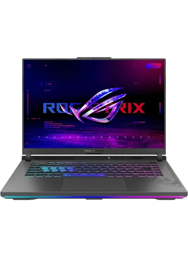 كمبيوتر محمول ROG STRIX G16 بشاشة QHD (2560x1600) مقاس 16 بوصة ومعالج Intel Core i7-14900HX وذاكرة وصول عشوائي 32 جيجابايت ومحرك أقراص SSD سعة 1 تيرابايت وبطاقة رسومات Nvidia GeForce RTX 4070 سعة 8 جيجابايت ونظام تشغيل DOS (بدون نظام تشغيل Windows)-1