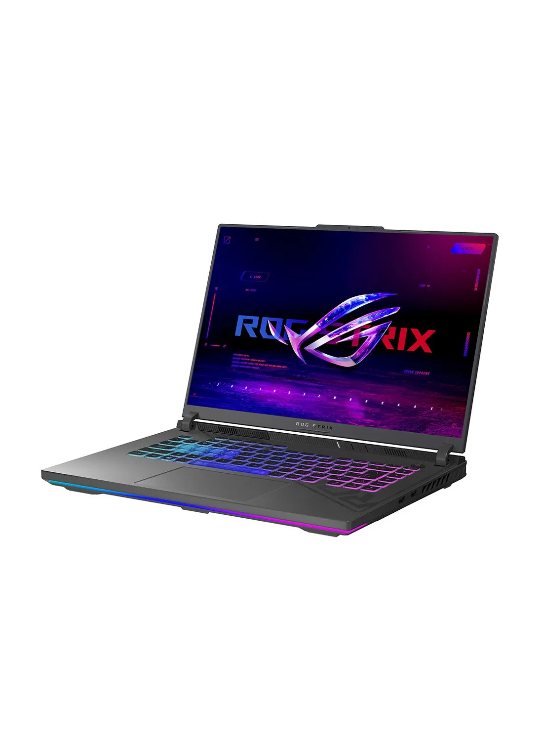 كمبيوتر محمول ROG Strix Scar G16 بشاشة 16 بوصة ومعالج Core i9 14900HX وذاكرة وصول عشوائي 64 جيجابايت ومحرك أقراص SSD سعة 2 تيرابايت وبطاقة رسوميات Nvidia Geforce RTX 4090 سعة 16 جيجابايت ونظام تشغيل Windows 11 Home-2