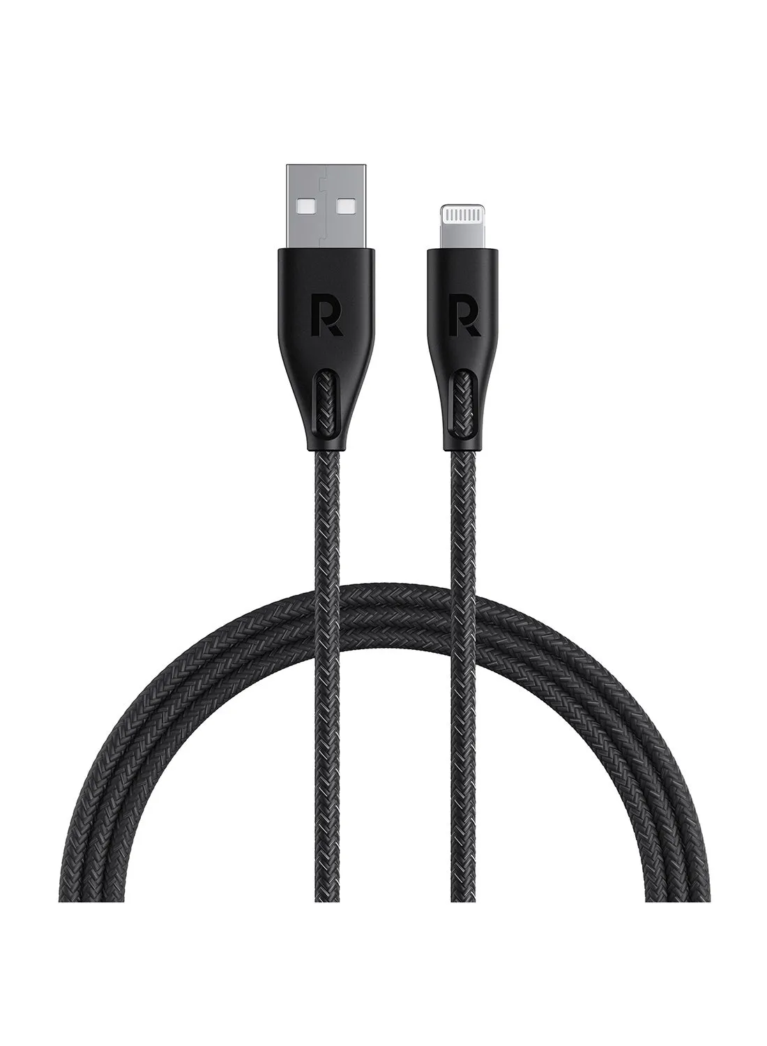 كابل USB A إلى Lightning RP-CB1026 بطول 1.2 متر من النايلون-1