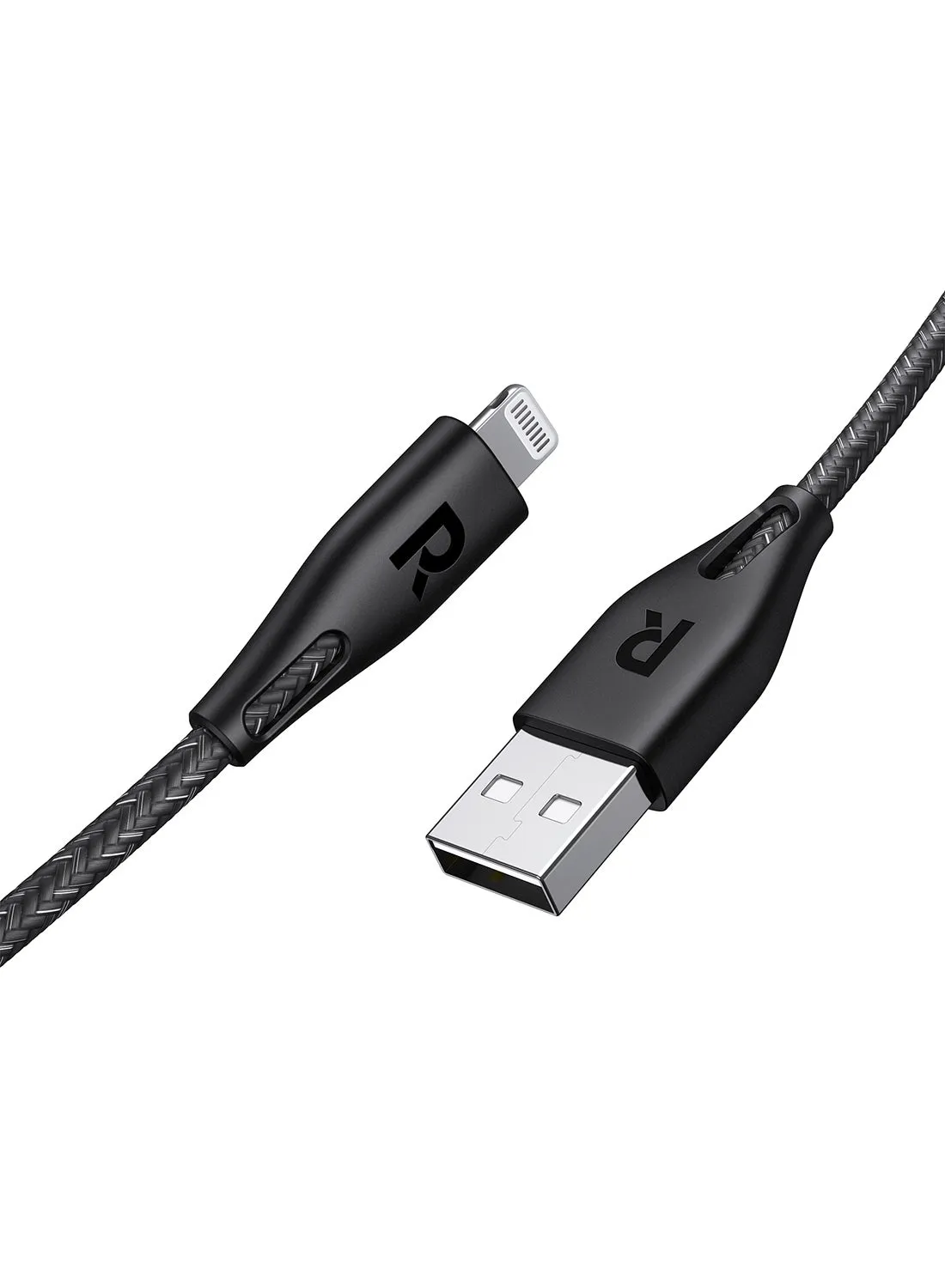 كابل USB A إلى Lightning RP-CB1027 بطول 2 متر من النايلون-2