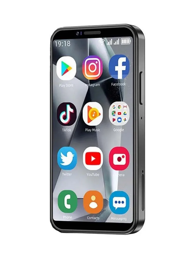 هاتف ذكي صغير S24 Ultra الجيل الثالث 3G، ثنائي الشريحة، شاشة 3.5 انش HD، ذاكرة رام 8 GB وذاكرة داخلية 512 GB، اندرويد 12، بطارية 2600 mAh (أسود)-2