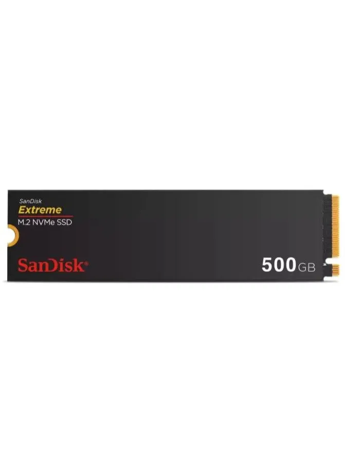 SANDISK EXTREME NVMe PCIe Gen 4 SSD، 5050 ميجابايت/ثانية، 4000 ميجابايت/ثانية، ضمان 5 سنوات، 500 جيجابايت 500 جيجابايت-1