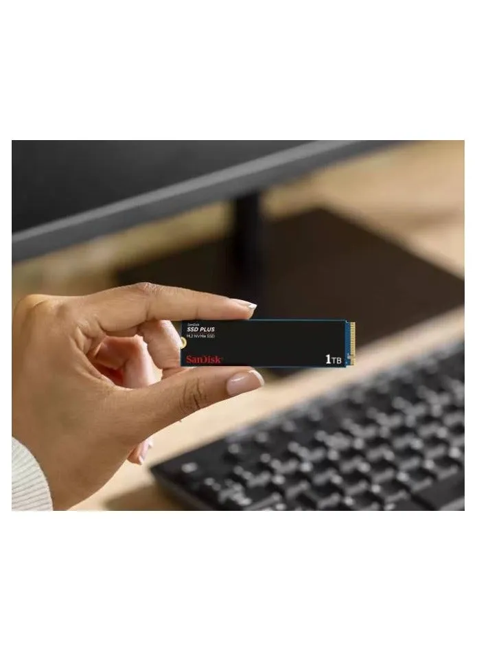 SANDISK SSD PLUS PCIe Gen 3 NVMe SSD، 2400 ميجابايت/ثانية R، ضمان 3 سنوات، 250 جيجابايت 250 جيجابايت-2