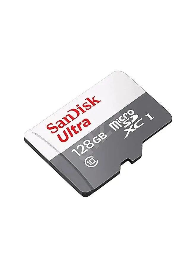 بطاقة ذاكرة Sandisk Ultra Microsdxc بسعة 128 جيجابايت متوافقة مع سلسلة Samsung Galaxy S20 والمزيد - Sdsquns-128G-Gn6Mn 128Gb 80Mb/S Uhs-I Class 10 Microsdxc-2