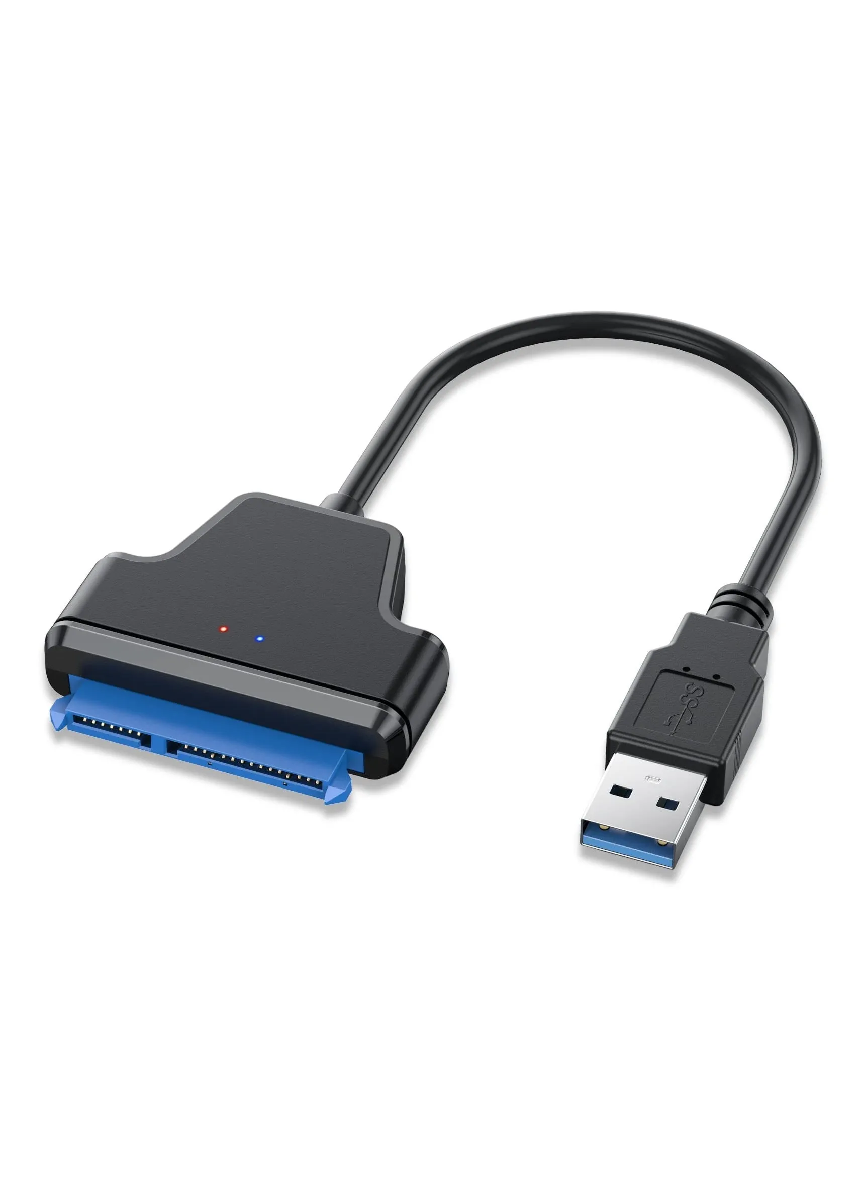 كابل محول SATA إلى USB 3.0 - قم بتوصيل محرك الأقراص الصلبة/SSD مقاس 2.5 بوصة بمنفذ USB مع دعم UASP لنقل البيانات بسرعة-1