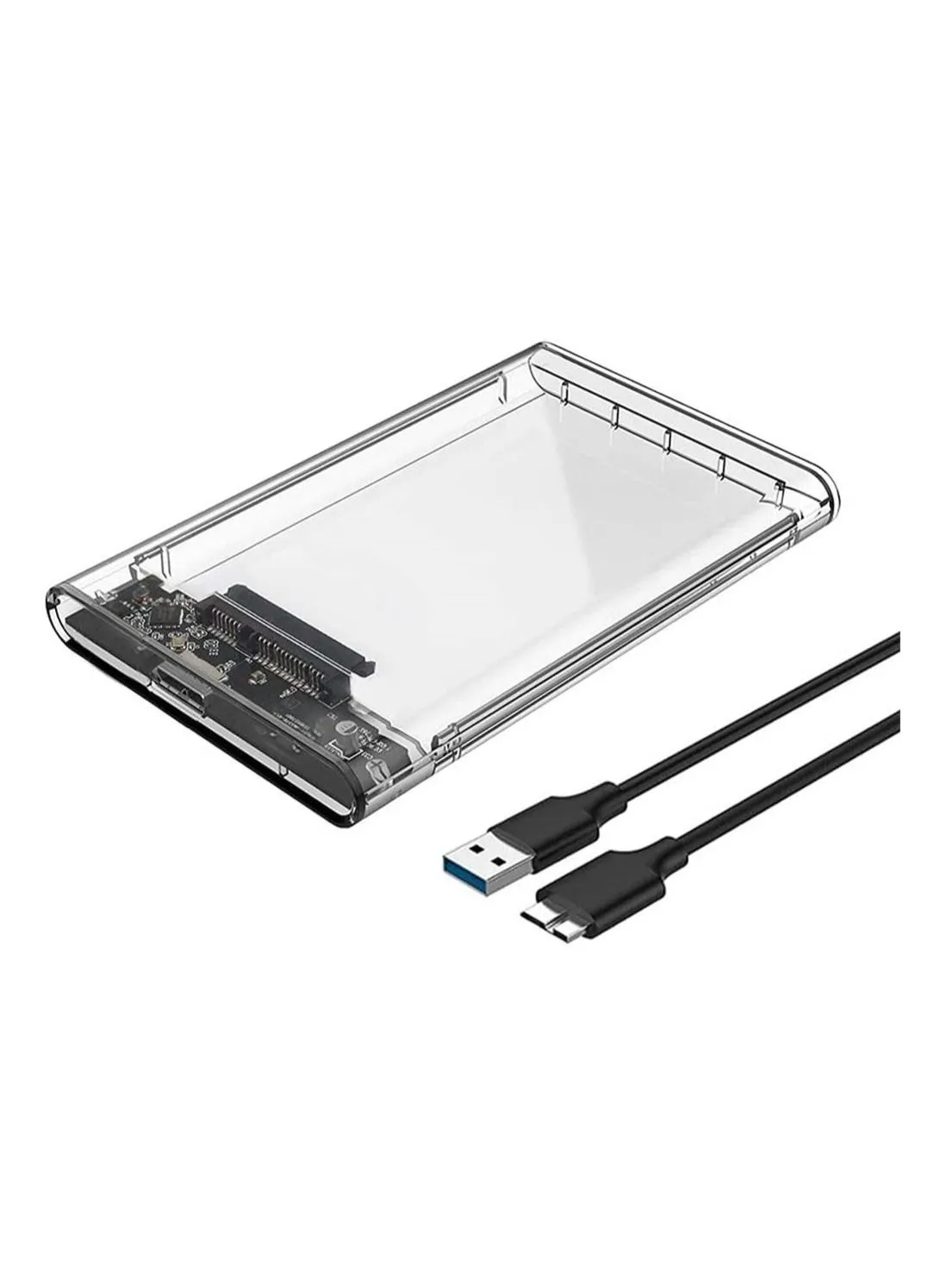 SATA to USB 3.1 Tool-less Clear External Hard Drive Enclosure Support UASP for-1